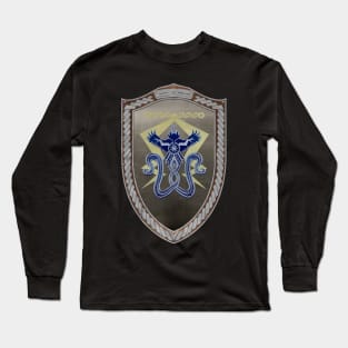 Stormfront (Shield silver Celtic Rope on wood) Long Sleeve T-Shirt